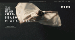 Desktop Screenshot of nycballet.com